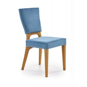 Jedálenská stolička Natys medový dub/modrá vyobraziť