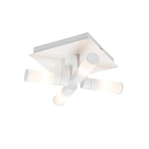 Moderné kúpeľňové stropné svietidlo biele 4-svetlo IP44 - Vaňa vyobraziť