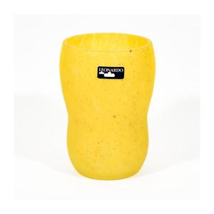 Sklenená váza 14 cm žltá vyobraziť
