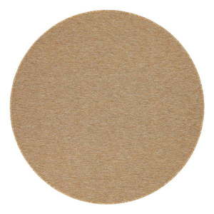 Hnedobéžový okrúhly vonkajší koberec ø 160 cm Vagabond™ - Narma vyobraziť