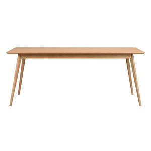 Rozkladací jedálenský stôl s doskou v dekore jaseňového dreva 190x90 cm Yumi - Rowico vyobraziť