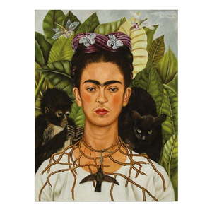 Nástenná reprodukcia na plátne Frida Kahlo, 30 × 40 cm vyobraziť