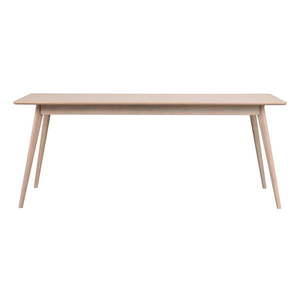 Rozkladací jedálenský stôl s doskou v dubovom dekore 190x90 cm Yumi - Rowico vyobraziť