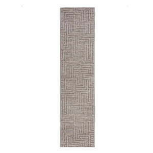 Sivo-béžový vonkajší koberec behúň 230x60 cm Salerno - Flair Rugs vyobraziť