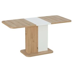 Rozkladací jedálenský stôl NEXT Signal Dub artisan / bílá vyobraziť