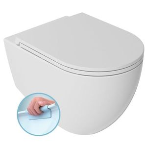 ISVEA - INFINITY závesná WC misa, Rimless, 36, 5x53cm, biela 10NF02001 vyobraziť