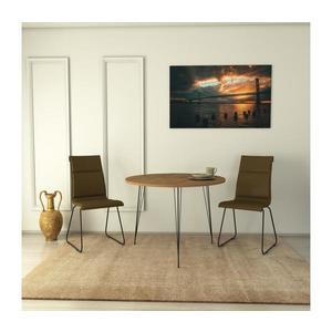 Jedálenský stôl SANDALF 75x90 cm hnedá vyobraziť