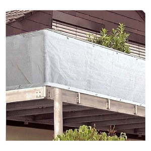 Biela plastová balkónová zástena 500x90 cm - Garden Pleasure vyobraziť