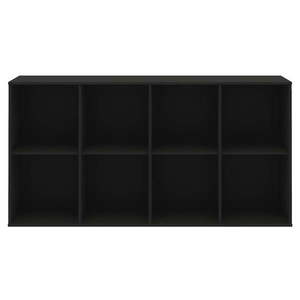 Čierny modulárny policový systém 136x69 cm Mistral Kubus - Hammel Furniture vyobraziť