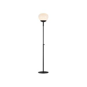 Čierna stojacia lampa Markslöjd Rise, výška 151 cm vyobraziť