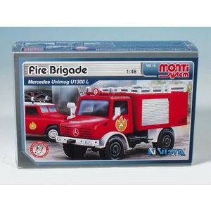 Monti 16 Fire Brigade Mercedes Unimog Stavebnica 1: v krabici 22x15x6cm vyobraziť