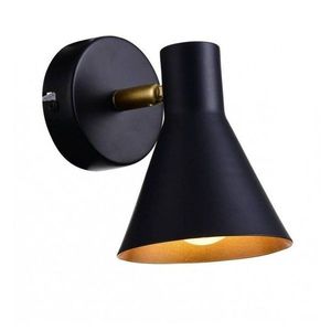 Candellux Čierno-zlaté nástenné svietidlo Less pre žiarovku 1x E14 21-70968 vyobraziť