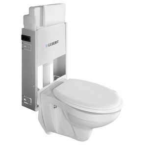 SAPHO - Závesné WC Taurus s podomietkovou nádržkou a tlačidlom Geberit, biela, WC-SADA-15 vyobraziť