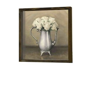 Nástenný obraz Rose 34x34 cm béžová/biela vyobraziť