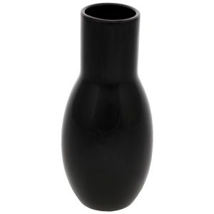 Keramická váza Belly, 9 x 21 x 9 cm, čierna vyobraziť