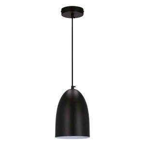 Čierne závesné svietidlo s kovovým tienidlom ø 14 cm Icaro - Candellux Lighting vyobraziť