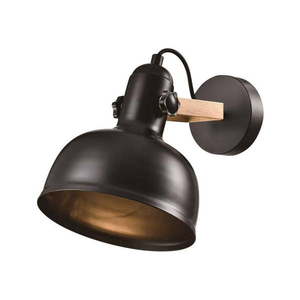 Čierne kovové nástenné svietidlo Reno - Candellux Lighting vyobraziť