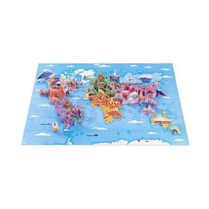 Janod Janod - Detské vzdelávacie puzzle 350 ks svet vyobraziť