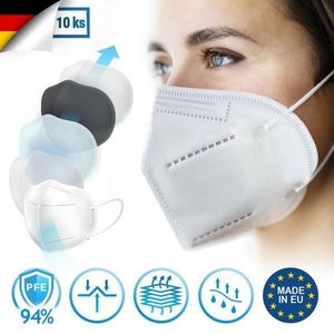 Ochranná maska, respirátor FFP2, 10 kusov vyobraziť
