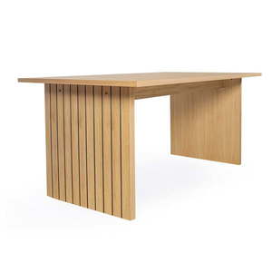 Jedálenský stôl s doskou v dubovom dekore 90x160 cm Stripe - Woodman vyobraziť