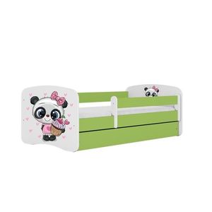 Detská posteľ Babydreams panda zelená vyobraziť