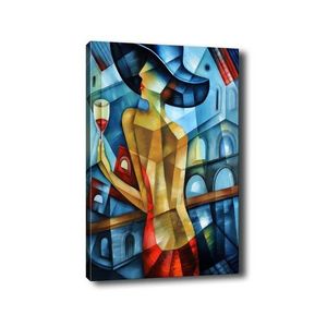 Obraz na plátne Cubism lady 50x70 cm vyobraziť