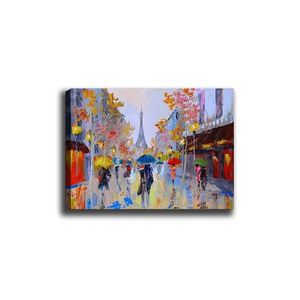 Obraz na plátne Rainy alley 50x70 cm vyobraziť