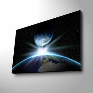 Obraz s LED osvetlením STRETNUTIA KRAJINY A MESIACA 45 x 70 cm vyobraziť