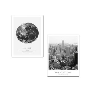 Súprava obrazov LA LUNE/NEW YORK 30 x 40 cm 2 kusy vyobraziť