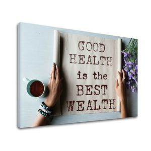 Motivačný obraz na stenu Good health (obrazy s textom) vyobraziť