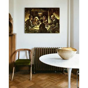 Obraz na plátne Vincent van Gogh - Jedáci zemiakov (reprodukcie obrazov) vyobraziť