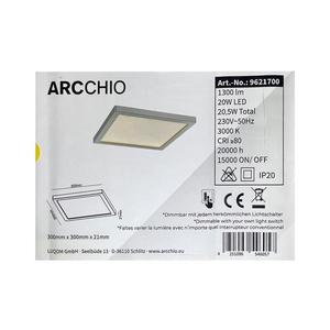 Arcchio Arcchio - LED Stmievateľné stropné svietidlo SOLVIE LED/20W/230V vyobraziť