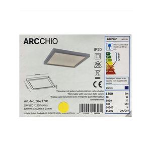 Arcchio Arcchio - LED Stmievateľné stropné svietidlo SOLVIE LED/20W/230V vyobraziť