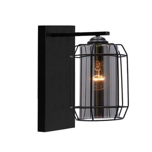 Candellux Čierne nástenné svietidlo Jonera pre žiarovku 1x E27 21-08411 vyobraziť