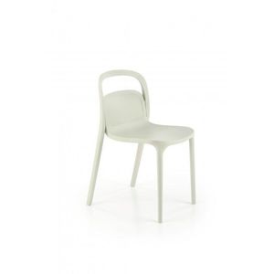 Stohovateľná jedálenská stolička K490 Halmar Svetlozelená vyobraziť