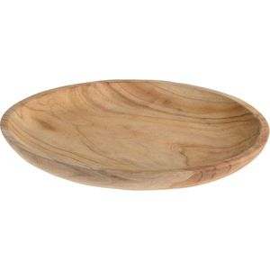 Dekoračná tácka z teakového dreva Round, 30 cm vyobraziť