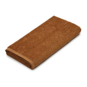 Hnedý bavlnený uterák 70x140 cm Yeni - Kave Home vyobraziť