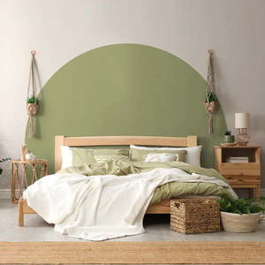 Samolepka na stenu 165x140 cm Olive Green - Ambiance vyobraziť