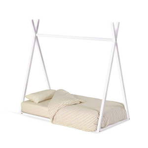 Biela domčeková detská posteľ z bukového dreva 70x140 cm Maralis - Kave Home vyobraziť