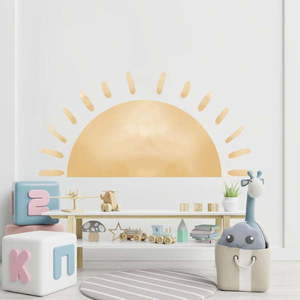 Detská samolepka na stenu 155x75 cm Watercolor Sun - Ambiance vyobraziť