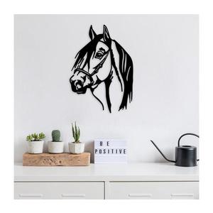 Nástenná dekorácia 55x40 cm kôň kov vyobraziť