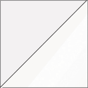 ArtCross Závesná polica VIKI | 02 Farba: Biela / biely lesk vyobraziť