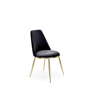 Jedálenská stolička K460 Halmar Čierna vyobraziť