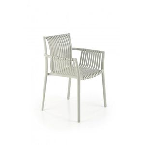 Stohovateľná jedálenská stolička K492 Halmar Sivá vyobraziť