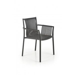 Stohovateľná jedálenská stolička K492 Halmar Čierna vyobraziť