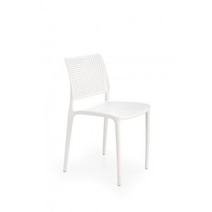 Stohovateľná jedálenská stolička K514 Halmar Biela vyobraziť