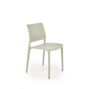 Stohovateľná jedálenská stolička K514 Halmar Svetlozelená vyobraziť