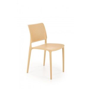 Stohovateľná jedálenská stolička K514 Halmar Oranžová vyobraziť