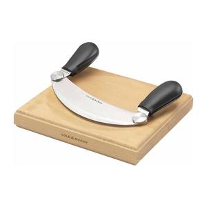 Cole&Mason Cole&Mason - Kuchynská doska na krájanie a kolískový nôž 21, 5x51, 5 cm buk vyobraziť