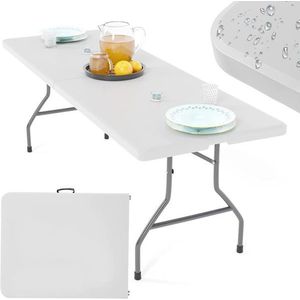 JAGO Skladací stôl pre 8 osôb, 183 cm, biely vyobraziť